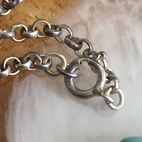 🖤Turquoise & silver necklace - Picture 6 of 10